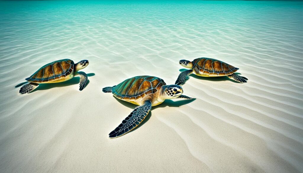Schildkröten am Paramali Beach