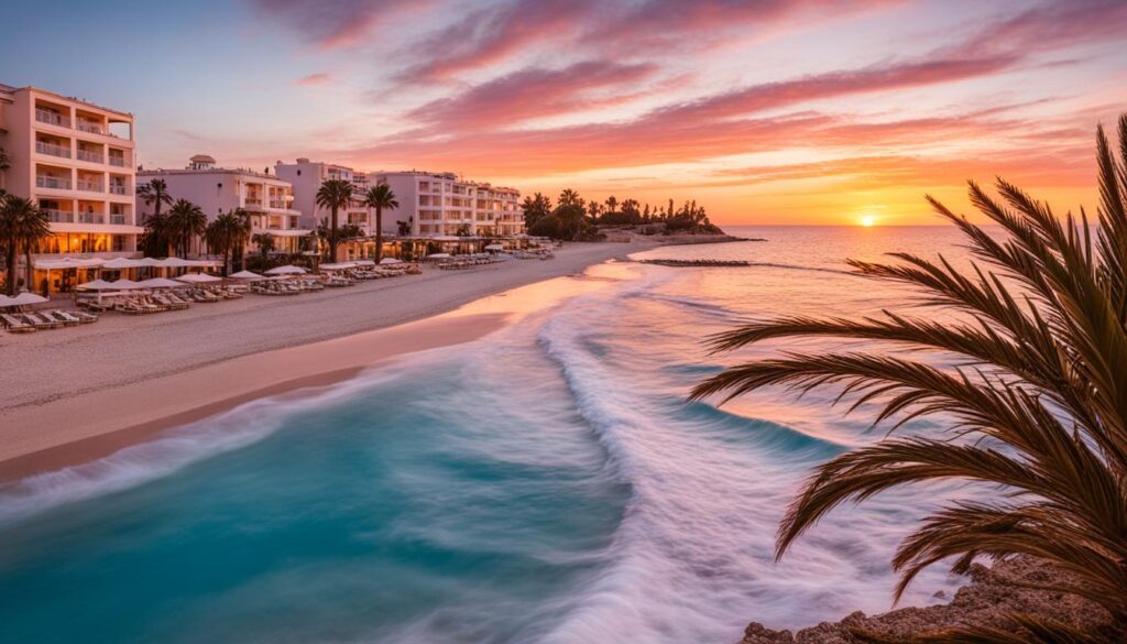 Sunset at Hotel in Cyprus